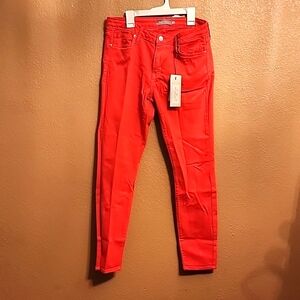 NWT Just USA Red Skinny Jeans, Size 29